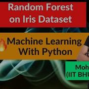 Lecture 54 Random Forest On Iris Dataset Machine Learning Python Course