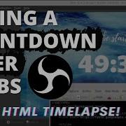 Coding A Countdown Timer In OBS Using Browser Source