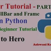 How To Create And Use Scroll Bar And Frame In Tkinter Python Beginners Tutorial In Hindi Urdu