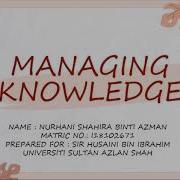 MIS CHAPTER 11 MANAGING KNOWLEDGE SUBTOPIC 11 3