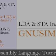 LDA And STA Instruction In Microprocessor 8085 Programming Assembly Language Tutorial GNUSIM8085
