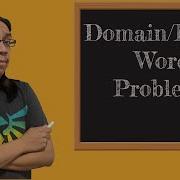 Algebra 1 Domain Range Continuous Word Problems