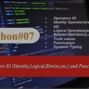 Python 07 Operators 02 Punctuators AI Course Identity Logical Bitwise Operators In Python