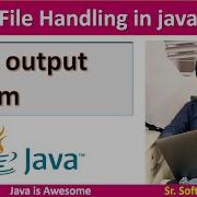 Input And Output Stream In Java