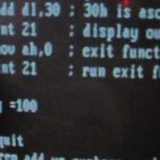 DOS DEBUG Simple Addition