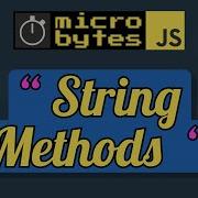 JavaScript String Methods JavaScriptJanuary
