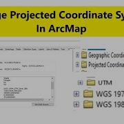 Change Projection Coordinate System In ArcMap Change Coordinate System GIS
