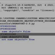 Identity Operators