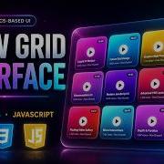 I Built A Flow Grid Interface That Moves Like Water HTML CSS JavaScript
