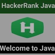 HackerRank Welcome To Java Solution
