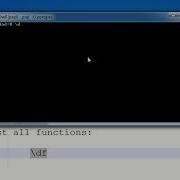 PostgreSQL SQL Shell List All Functions