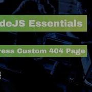 NodeJS Essentials 28 Express Custom 404 Pages