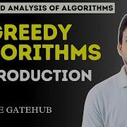 Introduction To Greedy Method Greedy Algorithms GATECSE DAA