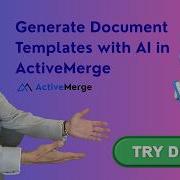 Generate Document Templates With AI In ActiveMerge