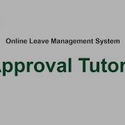 Ecoleave Approval Tutorial Version 3 0