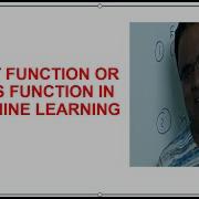 Cost Function Or Error Function Or Loss Function Explained Machine Learning Neural Network