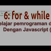 6 For While Loop Tutorial Programming Dari Nol Javascript