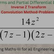 Problem 3 Convolution Method Problem Z Transform