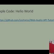 Introducing The Web Audio API