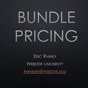 Bundle Pricing Excel Tutorial