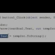 Parsing A String To An Integer Using TryParse C NET