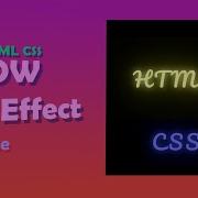 AWESOME Text GLOW Effect HTML CSS
