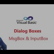 Learn Visual Basic 7 Dialog Boxes MsgBox InputBox