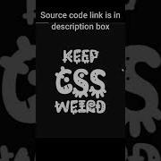 Keep Css Weird Html Css Shorts Viral Trending Codewithharry Coding