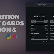 Build A Nutrition Tracker With Python Flet UI