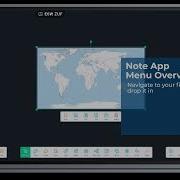 IFP Note App Menu Overview