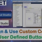 P66 Program To Design Use Custom Control User Defined Button VB NET
