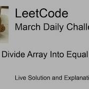 Daily Leetcode 1812 Mar 17 2025 2206 Divide Array Into Equal Pairs