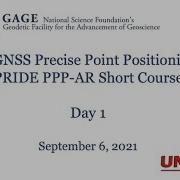 GNSS PPP Course Day 1