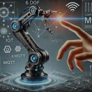 Computer Vision Based Robot Arm Control MQTT Broker Computer Vision Robotics IoT Embedded