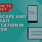 How To Set Landscape And Portrait Orientation In Flutter