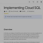 Implementing Cloud SQL