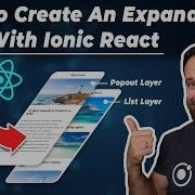 How To Create An Expandable Card Using IONIC REACT