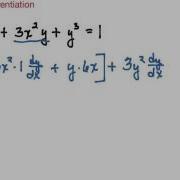 2nd Derivatives Of Implicit Differentiation Example 1