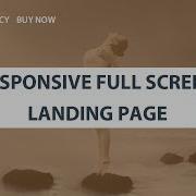 Responsive Full Screen Landing Page Using HTML And CSS Full Screen Landing Page
