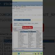 CONCAT Function In Sql Oracle FUNCTIONS