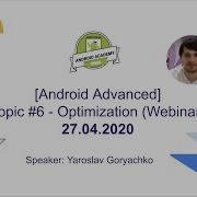 Application Optimizations Part 1 Yaroslav Goryachko Viber