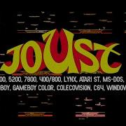 Joust Comparison Arcade Atari 2600 5200 7800 Lynx Atari 400 800 Atari ST MS DOS And More