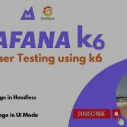 Графана к6 Тестирование браузера с помощью K6 Часть 1