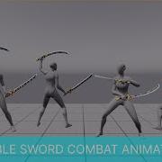 Double Sword Combat Animations For Unity