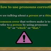 Lesson 12 Part 4 Cohesive Device Clear Pronoun Reference