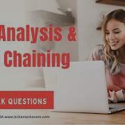 Task Analysis And Task Chaining Forward Backward And Total Task 6th Ed BCBA Exam Prep
