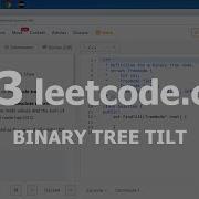 Разбор задачи 563 Leetcode Com Binary Tree Tilt Решение на C