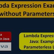 Lambda Expression Example Without Parameters Lambda Expression In Java Java Lambda Expressions