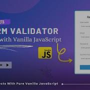 Form Validator Tutorial HTML CSS Vanilla JavaScript