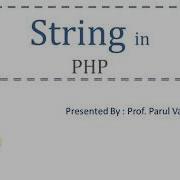 8 String In PHP Build In Function In PHP String